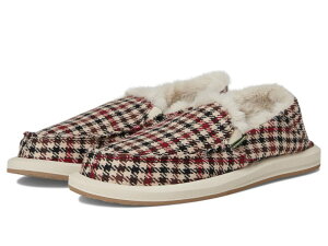 �T�k�[�N ���f�B�[�X �V���[�Y �X���b�|���E���[�t�@�[ Sanuk Donna Plaid Chill Multi �}���`�J���[