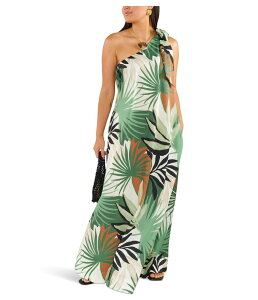 �E�~�[���A���[�� ���f�B�[�X �g�b�v�X �����s�[�X �}�L�V Show Me Your Mumu Jackie Maxi Dress Caribbean Palms Luxe Satin