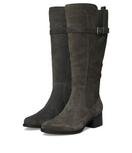 �i�`�����C�U�[ ���f�B�[�X �V���[�Y �u�[�c�E���C���u�[�c Naturalizer Kenna Wide Calf Knee High Boots Grey Suede �O���[