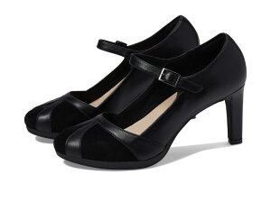 �N���[�N�X ���f�B�[�X �V���[�Y �q�[�� Clarks Ambyr Light Black Combi �u���b�N