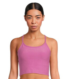 �r�����h���K ���f�B�[�X �g�b�v�X �V���c �N���b�v�h Beyond Yoga Spacedye Slim Racerback Cropped Tank Sunset Violet Heather �w�U�[