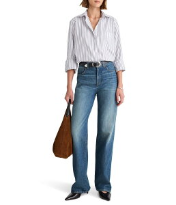 ���C�h�E�F�� ���f�B�[�X �{�g���X �f�j���p���c ���C�h���b�O ���B���e�[�W Madewell Perfect Vintage Wide Leg In Harvey Washarvey Wash