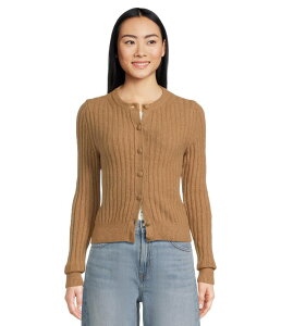 ���C�h�E�F�� ���f�B�[�X �A�E�^�[ �j�b�g�E�Z�[�^�[ ���u �R�b�g�� �J�[�f�B�K�� Madewellong Sleeve Cozy Cotton Ribbed Cardigan Heather Caramel �w�U�[