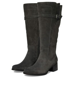 �i�`�����C�U�[ ���f�B�[�X �V���[�Y �u�[�c�E���C���u�[�c Naturalizer Kenna Extra Wide Calf Knee High Boots Grey Suede �O���[