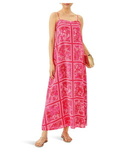 �����[�s�����b�c�@�[ ���f�B�[�X �g�b�v�X �����s�[�X �V���N �}�L�V Lilly Pulitzer Jesslyn Silk Maxi Slip Dressun Shell Pink Big Party �s���N