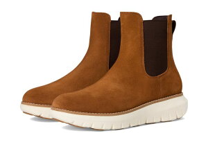 �R�[���n�[�� ���f�B�[�X �V���[�Y �u�[�c�E���C���u�[�c �`�F���V�[ Cole Haan Zerogrand Rexanna Chelsea Waterproof Boots Tobacco Suede/Ivory Waterproof �A�C�{���[