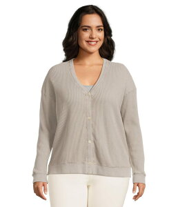 ���b�h�h�b�N ���f�B�[�X �A�E�^�[ �j�b�g�E�Z�[�^�[ �J�[�f�B�K�� Mod-o-doc Long Sleeve Button Front Waffle Cardigan Moonshine