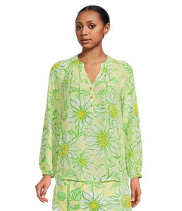 �����[�s�����b�c�@�[ ���f�B�[�X �g�b�v�X �V���c Lilly Pulitzer Elsa Top Limoncello Sunbelievable