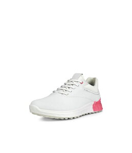 �G�R�[ ���f�B�[�X �V���[�Y �X�j�[�J�[ ECCO Golf S-Three GORE-TEXR Waterproof White/Bubblegum �z���C�g
