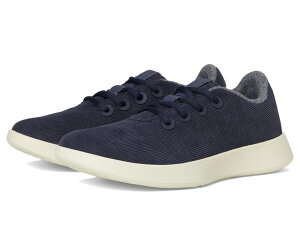 �I�[���o�[�Y ���f�B�[�X �V���[�Y �X�j�[�J�[ �R�[�f�����C Allbirds Runner NZ Corduroy Dark Navy (stony Cream) �N���[��