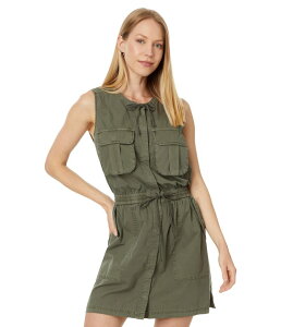 ���b�L�[�u�����h ���f�B�[�X �g�b�v�X �����s�[�X �~�j Lucky Brand Cargo Mini Dress Dusty Olive �I���[�u