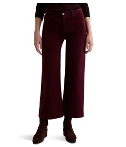 �G�[�W�[�W�[���Y ���f�B�[�X �{�g���X �J�W���A���p���c ���C�h���b�O AG Jeansaige Mid Rise Wide Leg Crop In Winery