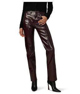 �W���[�Y�W�[���Y ���f�B�[�X �{�g���X �f�j���p���c ���U�[ Joe's Jeans The Vegan Patent Leather Margot Slim 32 Bordeaux