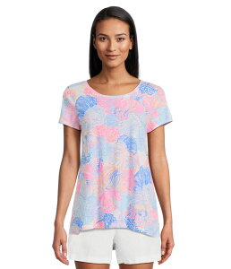 �����[�s�����b�c�@�[ ���f�B�[�X �g�b�v�X �V���c Lilly Pulitzer Etta Scoop Neck Multi Roar Of The Seas �}���`�J���[
