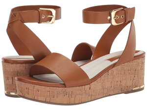 �t�����R�T���g ���f�B�[�X �V���[�Y �q�[�� �v���b�g�t�H�[�� �T���_�� Franco Sarto Presley Platform Wedge Sandals Tan Brown Leather �u���E��