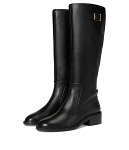 �R�[���n�[�� ���f�B�[�X �V���[�Y �u�[�c�E���C���u�[�c �g�[�� Cole Haan Silvana Tall Buckle Boots Black Leather �u���b�N