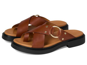 �G�R�[ ���f�B�[�X �V���[�Y �T���_�� ECCO Seoul Toe Post Ring Ornament Slide Sandals Amber �A���o�[