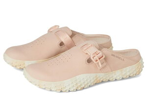 ������ ���f�B�[�X �V���[�Y �T���_�� Merrell Wrapt Slide Nubuck Pink Salt �s���N