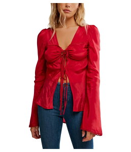 �t���[�s�[�v�� ���f�B�[�X �g�b�v�X �V���c Free People Bali Ariel Top Salsa
