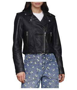 �A���F�b�N���t�B�[�� ���f�B�[�X �A�E�^�[ �R�[�g ���U�[ �W���P�b�g Avec Les Filles Leather Biker Jacket Black �u���b�N
