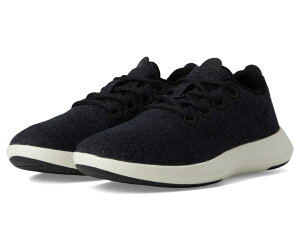 �I�[���o�[�Y ���f�B�[�X �V���[�Y �X�j�[�J�[ �E�[�� Allbirds Wool Runner Mizzle Natural Black (Natural White) �z���C�g