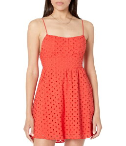 �E�~�[���A���[�� ���f�B�[�X �g�b�v�X �����s�[�X �~�j Show Me Your Mumu Out Of Town Mini Dress Red Eyelet ���b�h