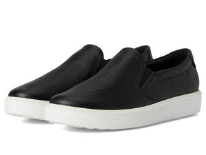 �G�R�[ ���f�B�[�X �V���[�Y �X�j�[�J�[ ECCO Soft 60 Premium Slip-On Sneaker Black �u���b�N