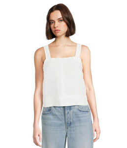 ���C�h�E�F�� ���f�B�[�X �g�b�v�X �V���c ���l�� Madewell Shania Top - 100% Linen Salt