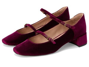 �R�[���n�[�� ���f�B�[�X �V���[�Y �q�[�� Cole Haan Paxton Maryjane Pump Black Cherry Velor �u���b�N