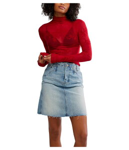 �t���[�s�[�v�� ���f�B�[�X �g�b�v�X �V���c Free People You Decide Long Sleeve Deep Cherry