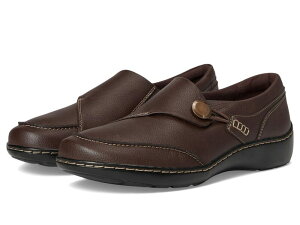 �N���[�N�X ���f�B�[�X �V���[�Y �X���b�|���E���[�t�@�[ Clarks Cora Teresa Redwood Leather
