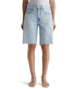 �G�[�W�[�W�[���Y ���f�B�[�X �{�g���X �n�[�t�p���c�E�V���[�c �V���[�g�p���c AG Jeans Hattie High-Rise Barrel Shorts in Sunfadedestructed Sunfadedestructed