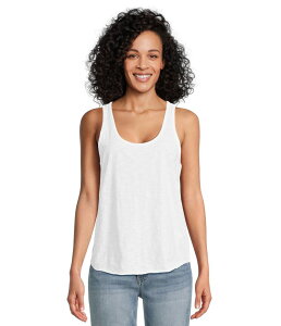 ���b�h�h�b�N ���f�B�[�X �g�b�v�X �V���c Mod-o-docurve Hem Scoop Neck Tank White �z���C�g