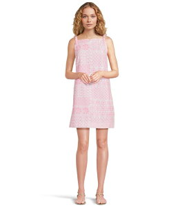 �����[�s�����b�c�@�[ ���f�B�[�X �g�b�v�X �����s�[�X Lilly Pulitzer Gerad Shift Conch Shell Pink Patchwork Eyelet �s���N