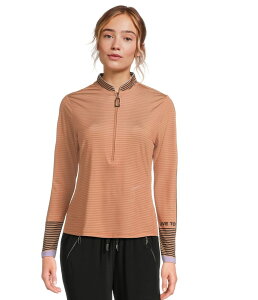 �W���C�~�[�T�h�b�N ���f�B�[�X �g�b�v�X �V���c Jamie Sadock Live To Dream Long Sleeve Sunsense 1/4 Zip Top Ginger