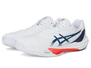 �A�V�b�N�X �����Y �V���[�Y �X�j�[�J�[ ASICSky Elite FF 3 White/Mako Blue �z���C�g