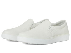 �G�R�[ �����Y �V���[�Y �X�j�[�J�[ ECCO Soft 60 Slip-On Sneaker White �z���C�g