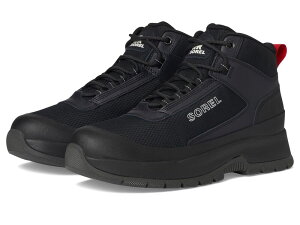 �\���� �����Y �V���[�Y �u�[�c�E���C���u�[�c �X�j�[�J�[ SOREL Outing Nw Sneaker Mid Waterproof Black/Black �u���b�N