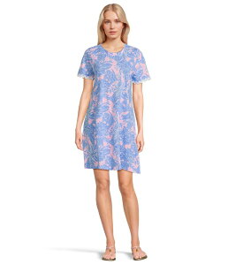 �����[�s�����b�c�@�[ ���f�B�[�X �g�b�v�X �����s�[�X Lilly Pulitzer Cody Short Sleeve Dress Conch Shell Pink Up Scale �s���N