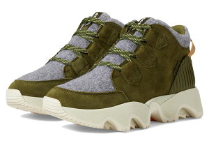 �\���� ���f�B�[�X �V���[�Y �u�[�c�E���C���u�[�c �v���X�T�C�Y SOREL Kinetic Impact Caribou Plus Waterproof Utility Green/Light Aloe �O���[��