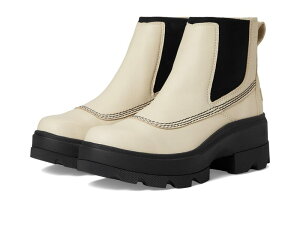�\���� ���f�B�[�X �V���[�Y �u�[�c�E���C���u�[�c �`�F���V�[ SOREL Joan Frwd Chelsea Bleached Ceramic/Black �u���b�N