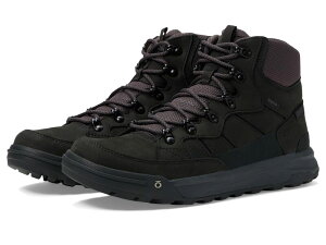 �I�{�Y �����Y �V���[�Y �u�[�c�E���C���u�[�c ���U�[ Oboz Burke Mid Leather B-Dry Black Sea �u���b�N
