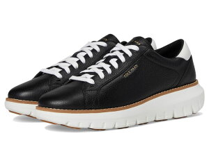 �R�[���n�[�� ���f�B�[�X �V���[�Y �X�j�[�J�[ ���[�X Cole Haan Zerogrand Rexanna Lace-to-toe Sneakers BLACK/WHITE WP �z���C�g
