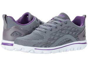 �v���y�b�g ���f�B�[�X �V���[�Y �X�j�[�J�[ PropetravelActive Axial Grey/Purple �O���[