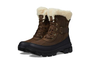 �\���� ���f�B�[�X �V���[�Y �u�[�c�E���C���u�[�c SOREL Tivoli V Parc Waterproof Tobacco/Black �u���b�N