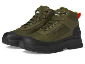 �\���� �����Y �V���[�Y �u�[�c�E���C���u�[�c �X�j�[�J�[ SOREL Outing Nw Sneaker Mid Waterproof Utility Green/Black �u���b�N