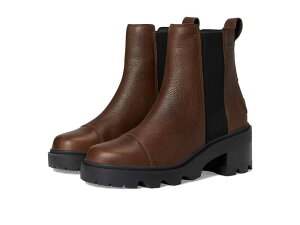 �\���� ���f�B�[�X �V���[�Y �u�[�c�E���C���u�[�c �`�F���V�[ SOREL Joanow Chelsea Tobacco/Black �u���b�N