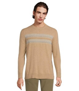�X�}�[�g�E�[�� �����Y �A�E�^�[ �j�b�g�E�Z�[�^�[ Smartwool Sparwood Stripe Crew Sweater Toasted Coconut/Light Gray �O���[
