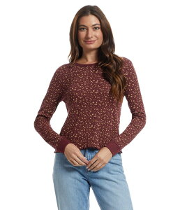 �h�[�h �A���h�R�[ ���f�B�[�X �g�b�v�X �V���c Toad&Co Foothill Pointelle Long Sleeve Crew II Port Ditsy Print