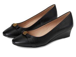 �R�[���n�[�� ���f�B�[�X �V���[�Y �q�[�� Cole Haan Malta Wedge 40 mm Black Leather �u���b�N